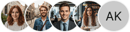 Multiple investor profile avatars on Bintang Nilaitama trading review block